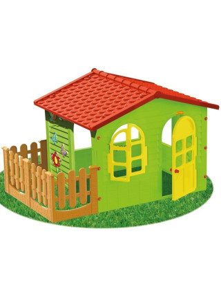 Домик с террасой + стол со стулом Домик с террасой + стол со стулом